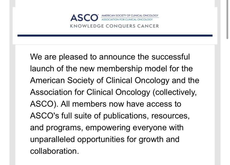 Emre Yekedüz: What a great news from ASCO!