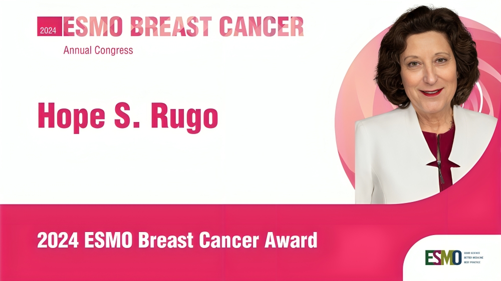 Hope Rugo has been bestowed with the 2024 ESMO Breast Cancer Award