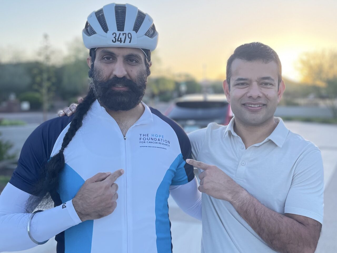 Sumanta K. Pal: Parminder Singh will be cycling 100k to support The Hope Foundation for Cancer Research!
