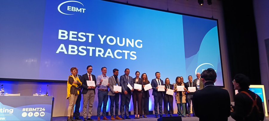 Nico Gagelmann: Honored to receive one of the best young abstracts awards of EBMT24