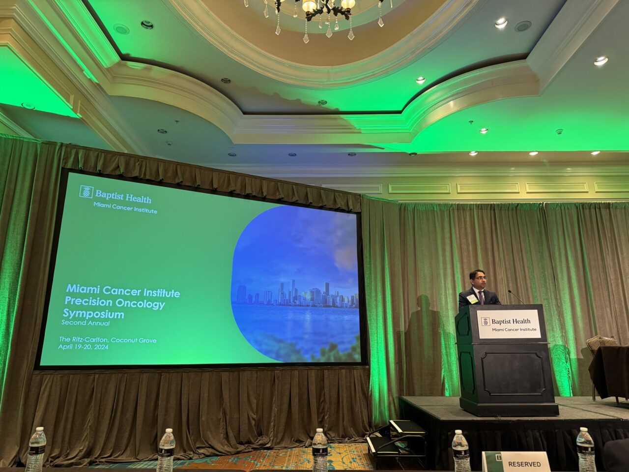 Mainak Bardhan: Miami Cancer Institute Research Precision Oncology symposium 2nd Annual at The Ritz Carlton spearhead by one and only Manmeet Ahluwalia