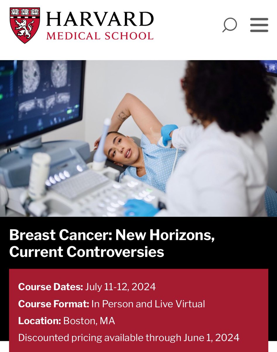Paolo Tarantino: The unmissable Harvard University breast cancer course is coming back on July 11-12