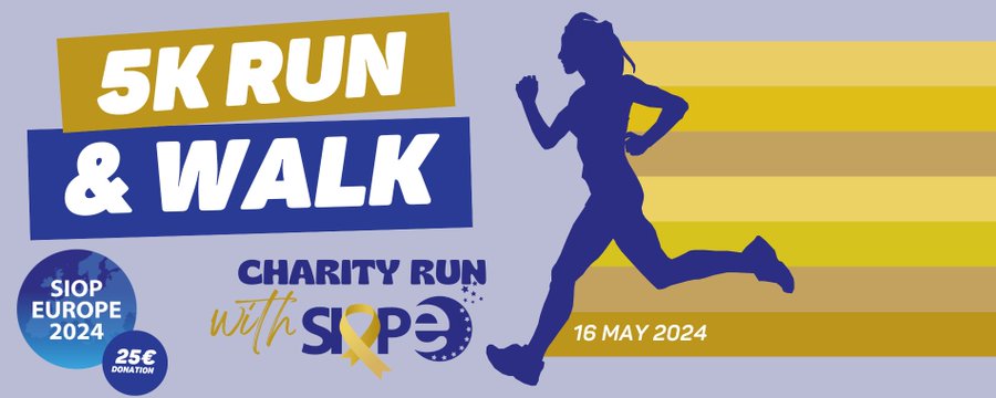 SIOP Europe’s charity run is happening soon as part of SIOP Europe 2024!