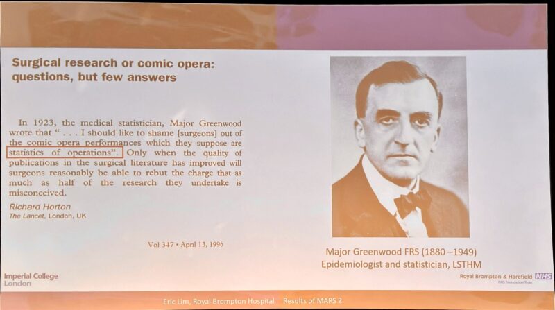 Gerry Hanna: Key take home is that there is no place for surgical resection in mesothelioma