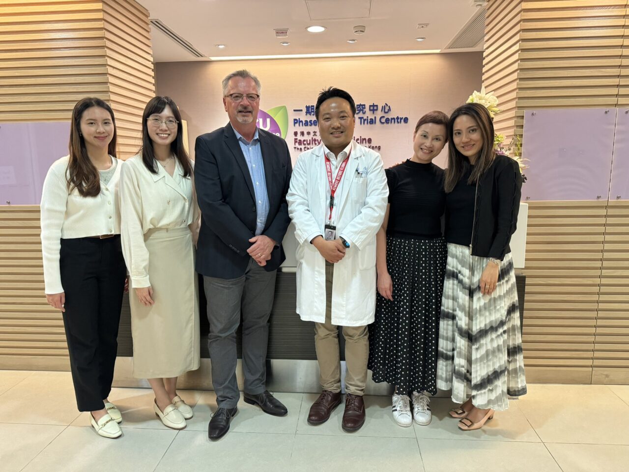 Herbert Loong: Thanks Harald A. Weber and local Pfizer team for your visit to our Faculty of Medicine of the Chinese University of Hong Kong