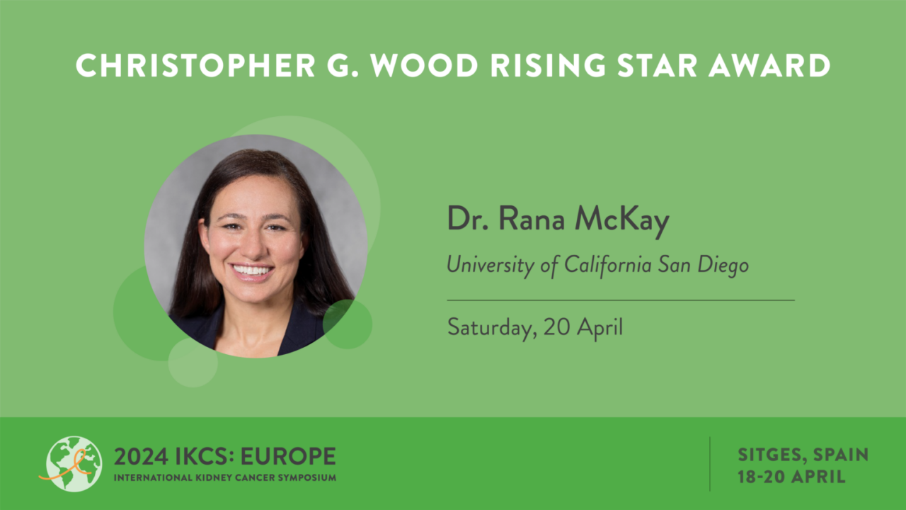 Rana McKay wins the 2024 Christopher G. Wood Rising Star Award at IKCS Europe