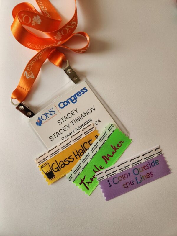 Stacey Tinianov: Nursing conferences have THE best ribbons