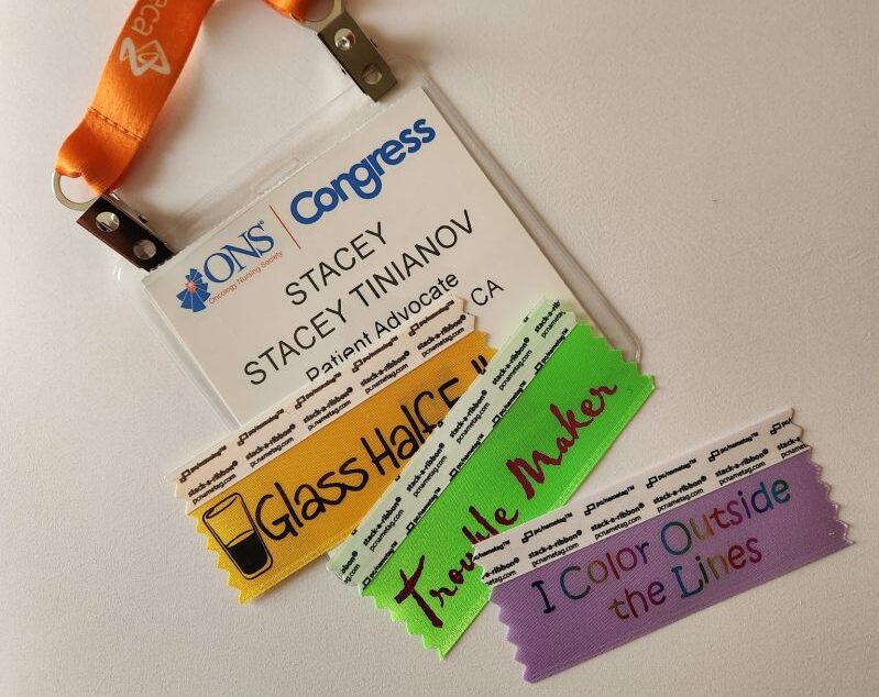 Stacey Tinianov: Nursing conferences have THE best ribbons