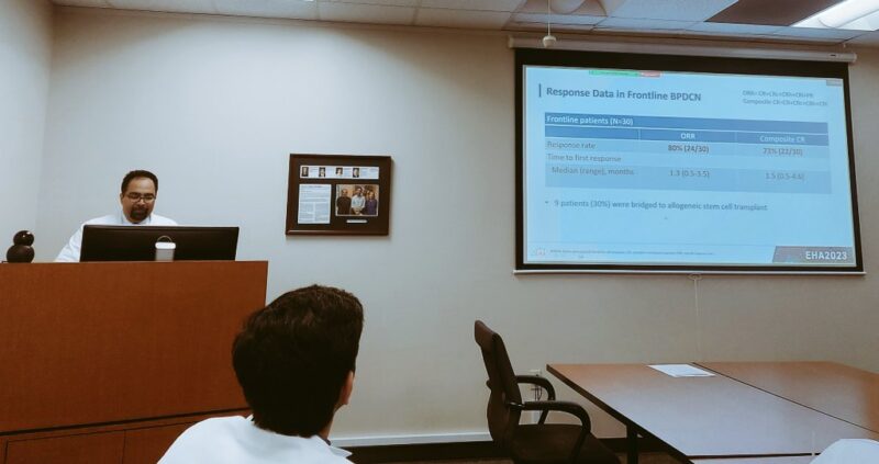Jayastu Senapati: Talk on Blastic plasmacytoid dendritic cell neoplasm