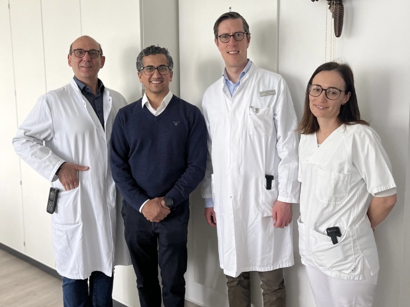 Nils Nicolay: Pleasure to host Khaled Elsayad from the University of Münster Medical Center at the Department of Radiation Oncology in Leipzig