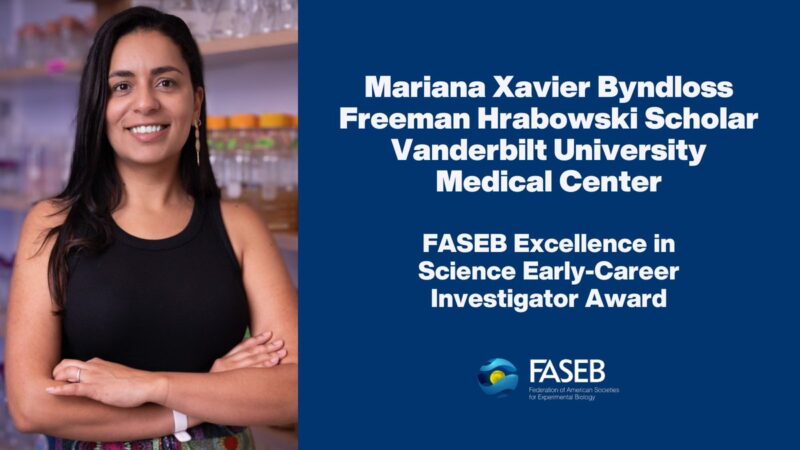 Congratulations to Mariana Xavier Byndloss on receiving the Excellence in Science Early Career Investigator Award – HHMI NEWS