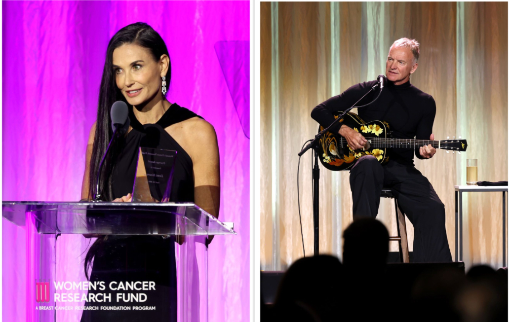 Demi Moore was awarded WCRF’s Courage Award and philanthropist Wallis Annenberg received the Unsung Hero Award – The Breast Cancer Research Foundation