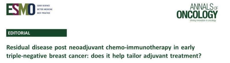 Elisa Agostinetto: It’s likely that adjuvant Pembrolizumab has a lower impact compared to neoadjuvant Pembrolizumab