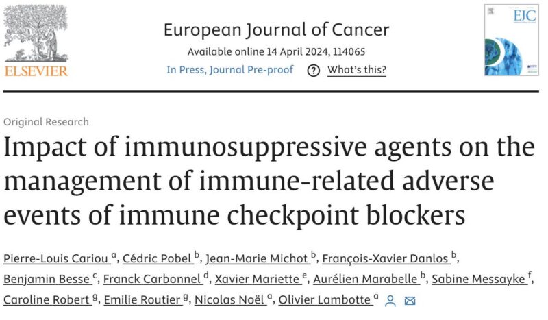 Emre Yekedüz: A retrospective study from Gustave Roussy