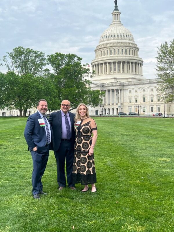 Stephanie Graff: Excited to be representing Rhode Island on Capitol Hill with Jeremy Warner and Anthony Mega