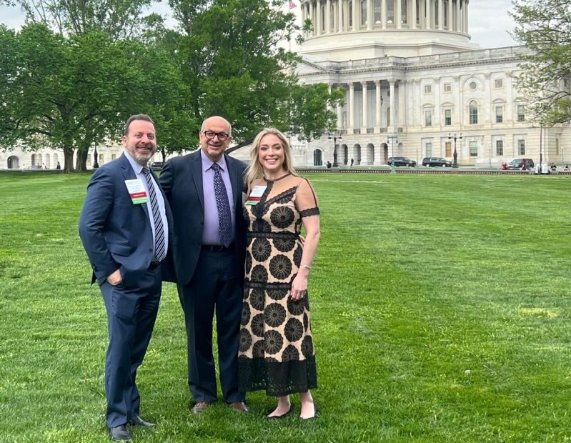 Stephanie Graff: Excited to be representing Rhode Island on Capitol Hill with Jeremy Warner and Anthony Mega