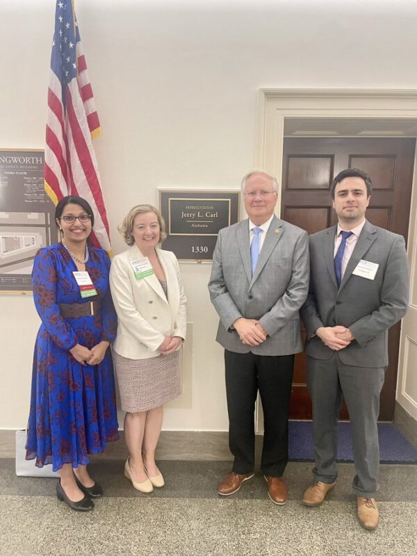 Qasim Hussaini: Representing Alabama, we met with Representatives Jerry Carl and Gary Palmer to advocate for tele-health