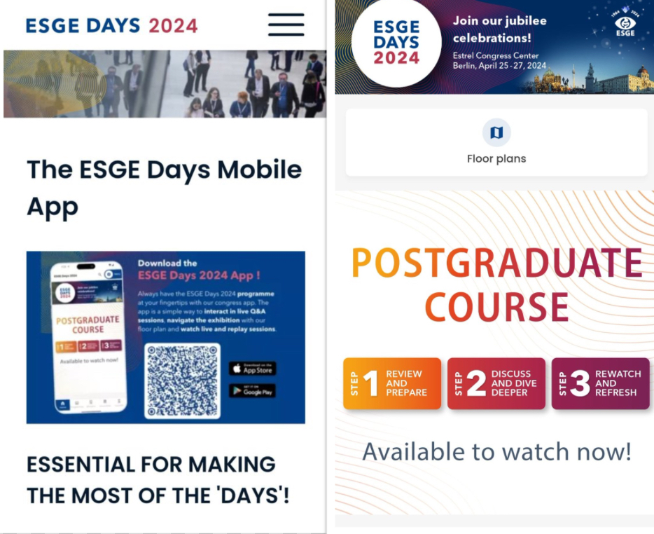 Lumír Kunovský: Have you already downloaded the App for ESGE Days 2024 in Berlin?