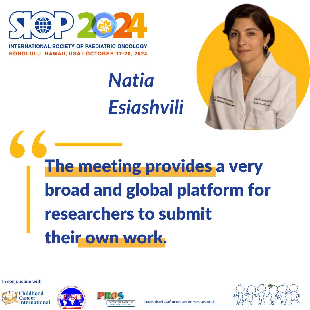 Natia Esiashvili about the importance of being part of the SIOP community