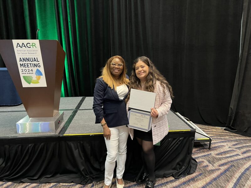 Kimberly Meza: I am so honored to be a 2024 American Association for Cancer Research Minority in Cancer Research Scholar awardee