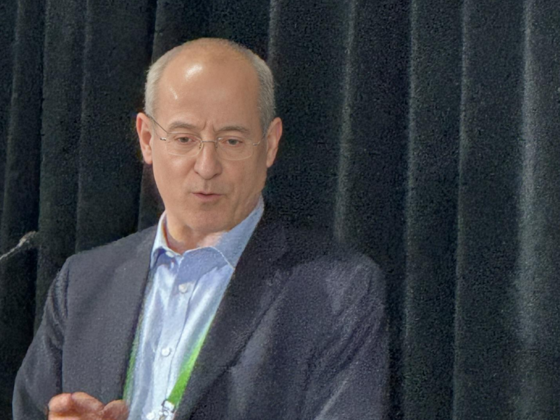 Dr. Mahmoud Ould-Kaci speaking about oncology drug portfolio at Boehringer Ingelheim at AACR24