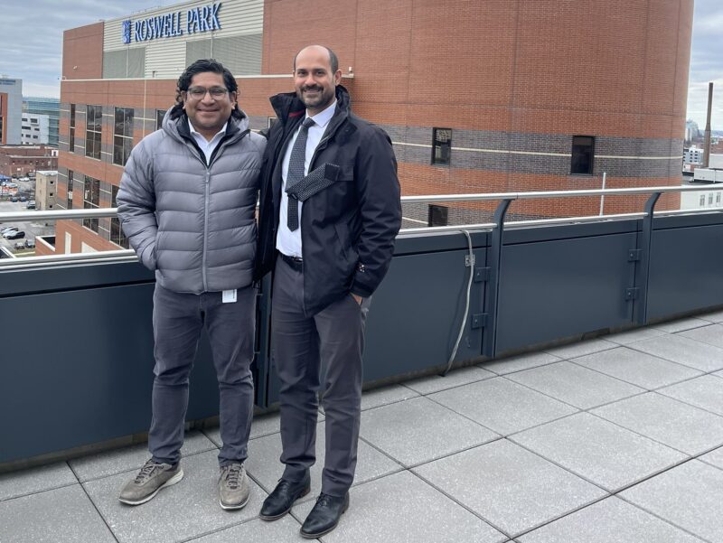 Marco Davila: Had a great time hosting Michael Jain to give a powerhouse Medicine Grand Rounds at Roswell Park