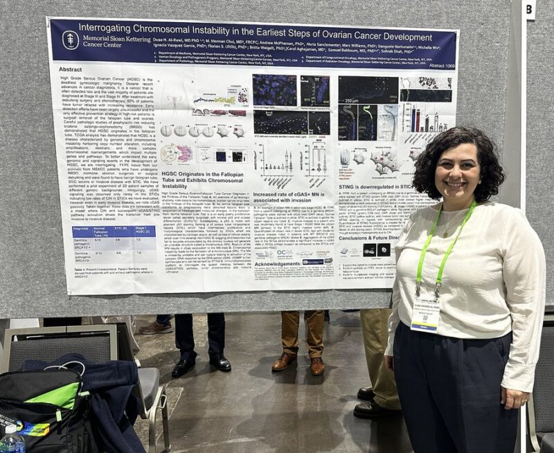 Medical oncology fellow Dr. Duaa Al-Rawi on being at AACR24 – MSKCC
