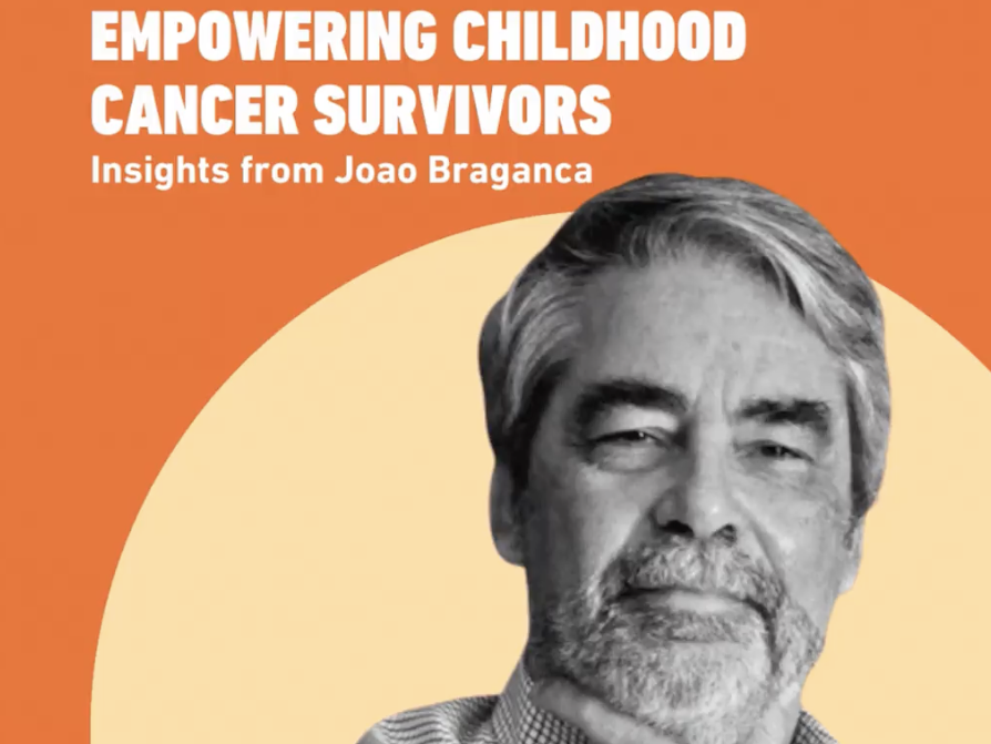 Joao Braganca talks about his role as coordinator of Childhood Cancer International global group of childhood cancer survivors