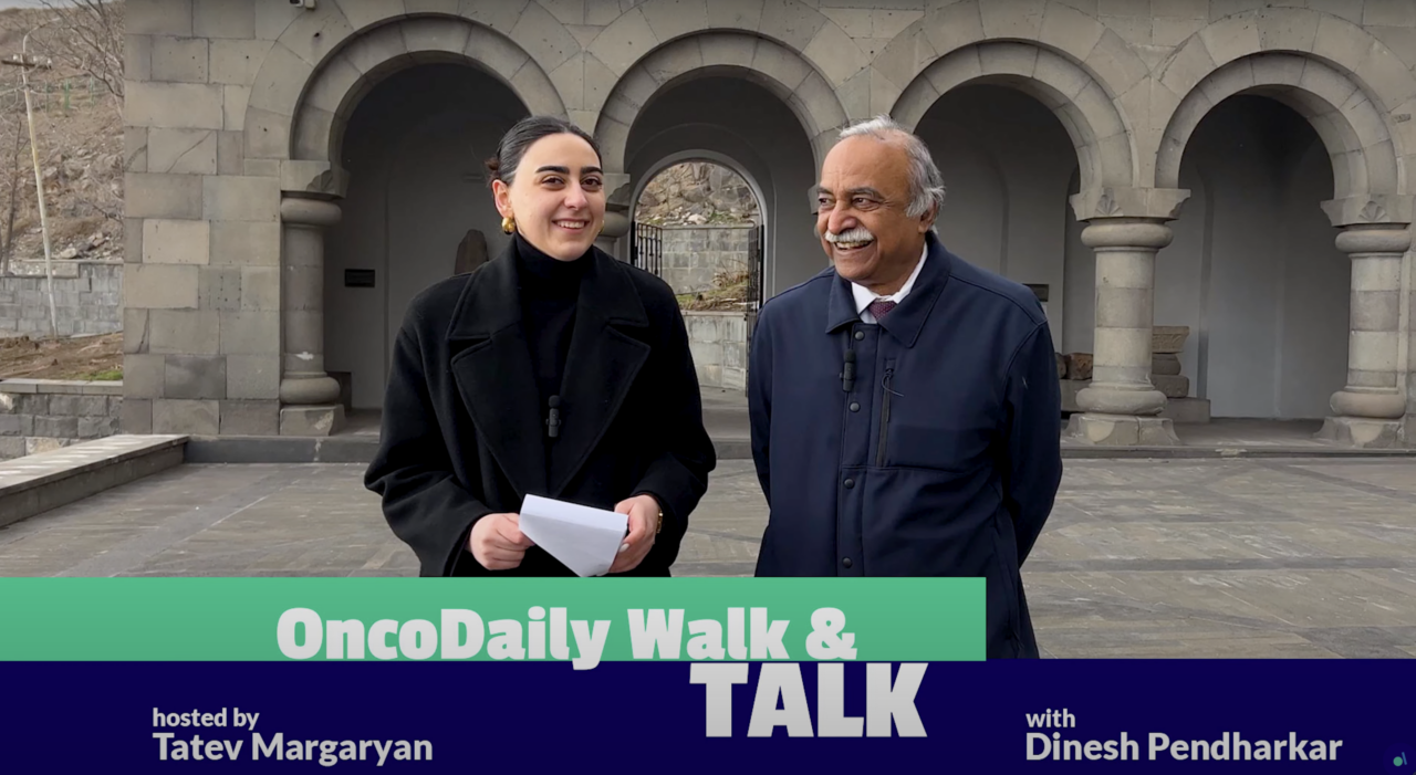 OncoDaily Walk and Talk with Dinesh Pendharkar, Hosted by Tatev Margaryan