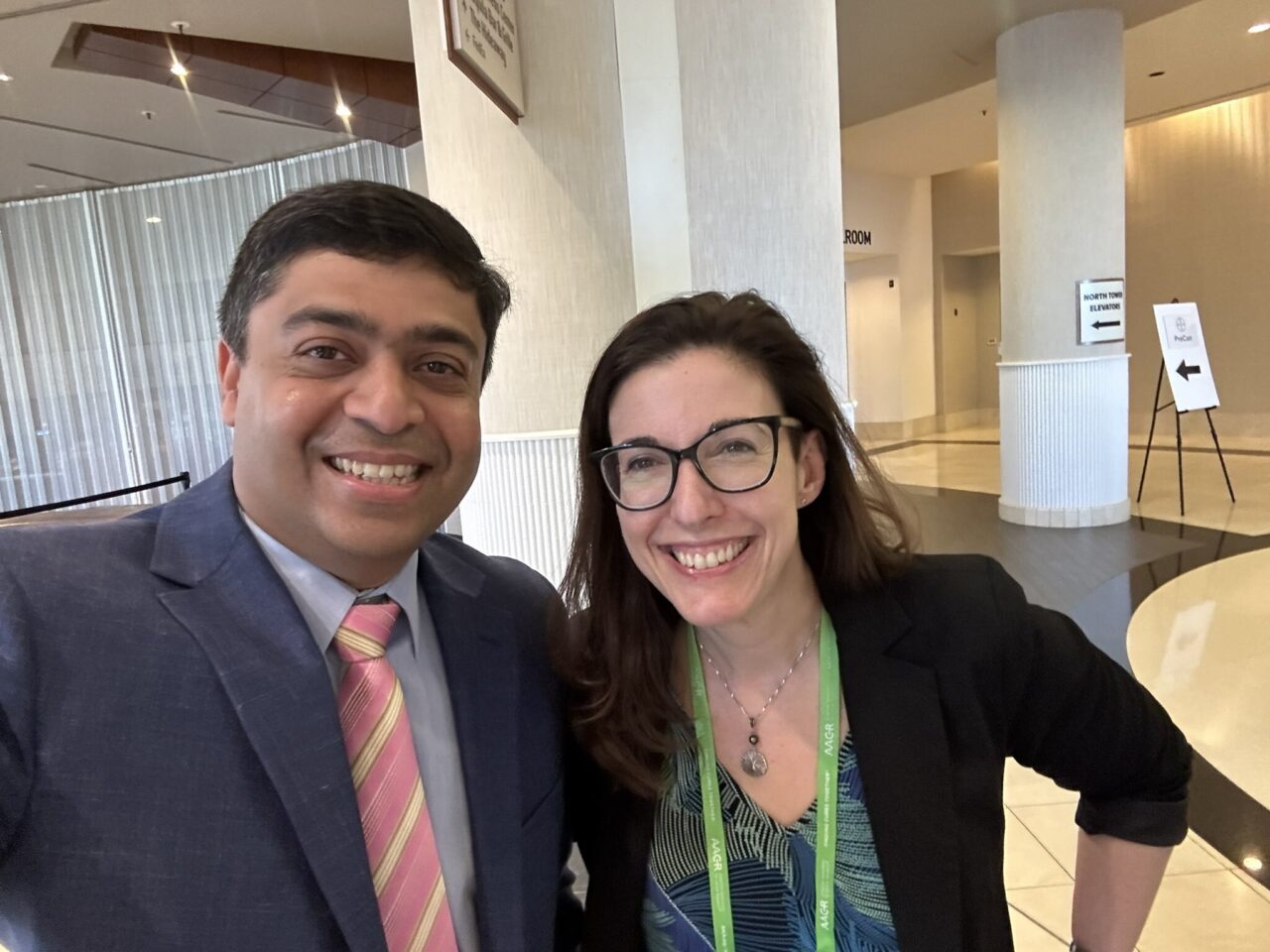Vivek Subbiah: Super delighted to meet the amazing Elizabeth McKenna, Executive Editor of Cancer Discovery