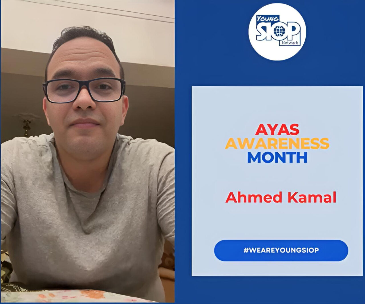 Ahmed Kamal shares with Young SIOP his point of view from AYAs with Cancer
