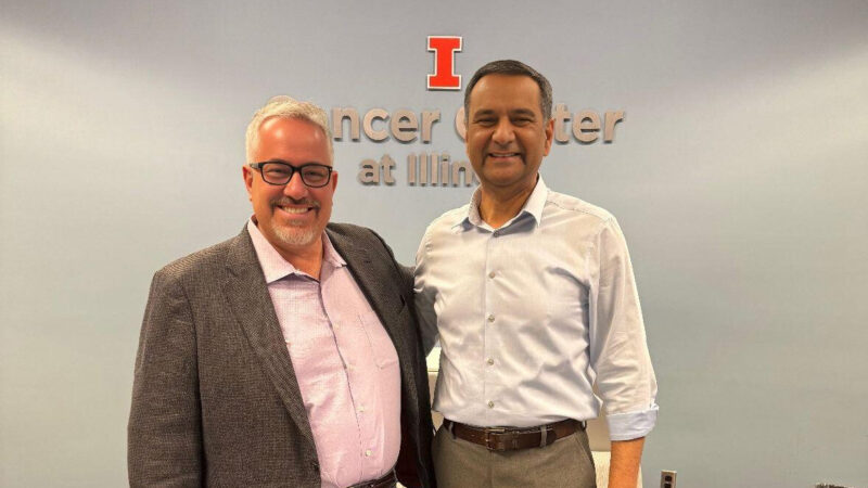 Ruben Mesa: So excited to visit Cancer Center at Illinois to learn about their innovative approach to defeat cancer through engineering advances