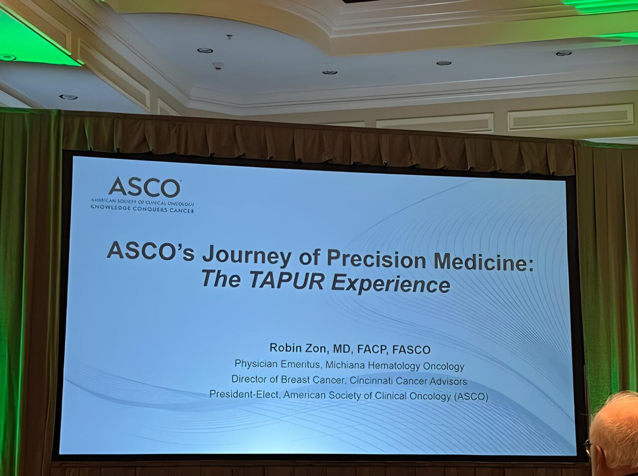 Rachna Shroff: The ASCO TAPUR experience is an incredible story!