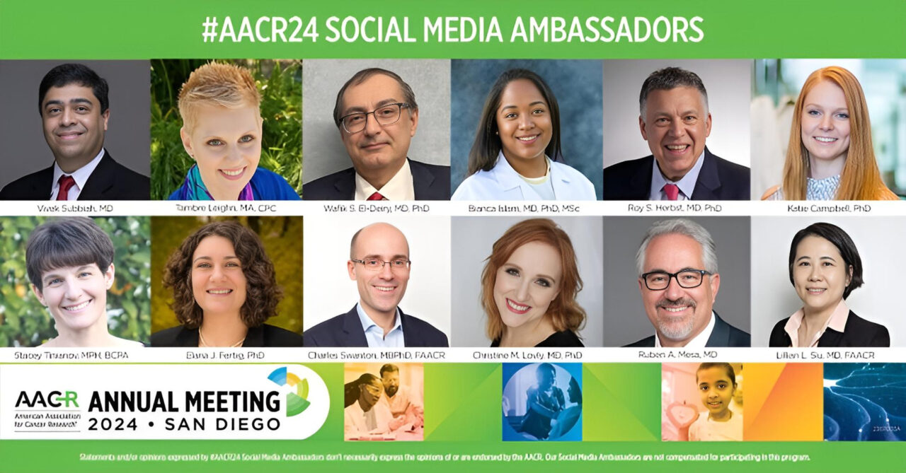 Rick Buck: Thanks to all our AACR24 Annual Meeting Social Media Ambassadors!