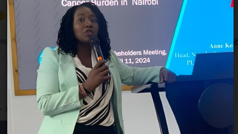 Beatrice Okumu represented City Cancer Challenge in a stakeholders forum to discuss strengthening cervical referral pathway and management-an implementation study on CanSCREEN