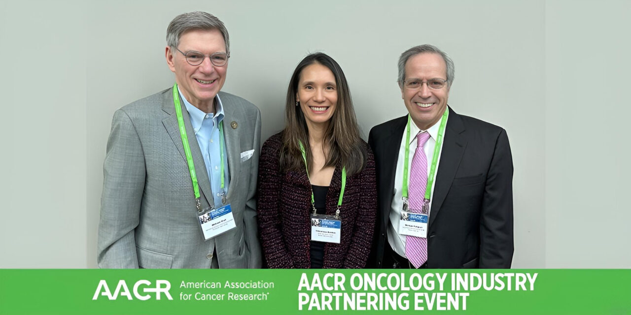 Michael A. Caligiuri welcomed attendees to the inaugural AACR Oncology Industry Partnering Event in San Diego