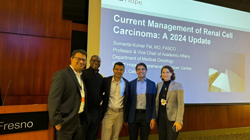 Sumanta K. Pal: Very brief visit to UCSF Fresno to deliver the Roger K. Larson Visiting Professor lecture