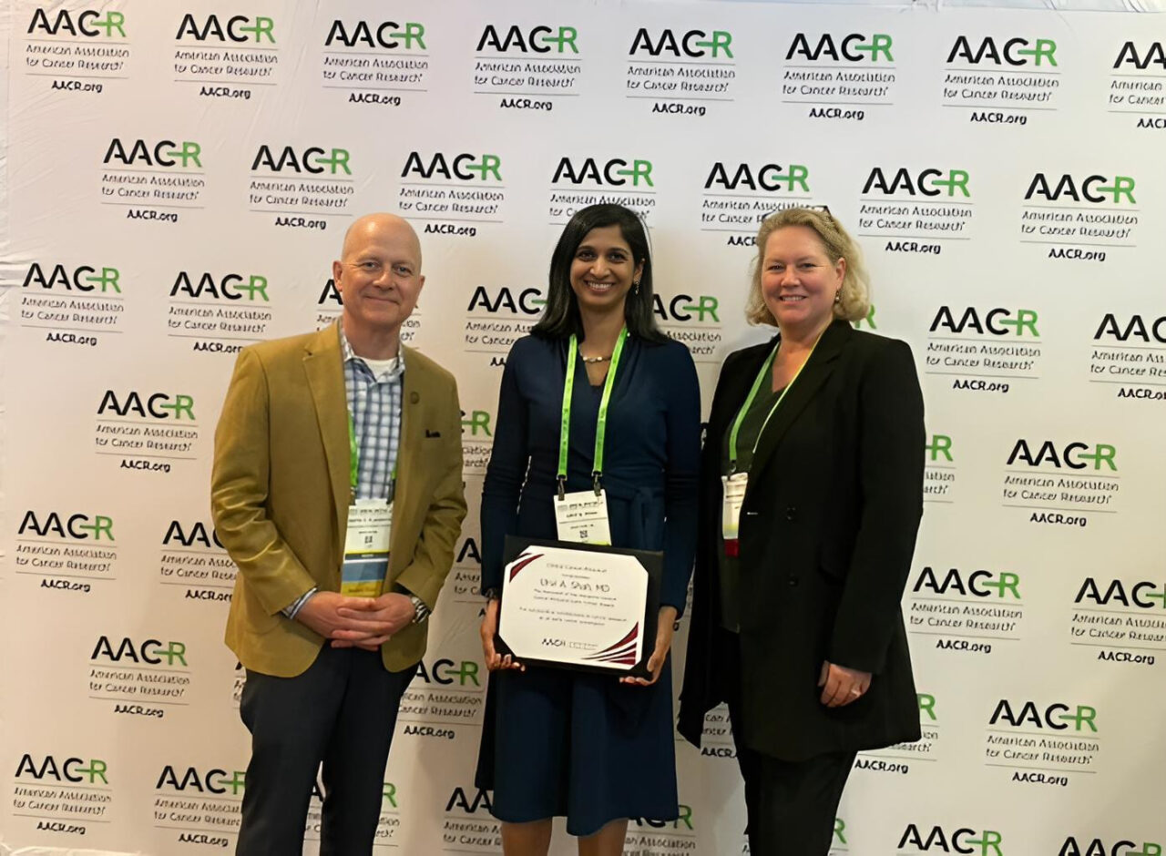 Urvi Shah: Grateful that our paper was selected for the inaugural Clinical Cancer Research early career award