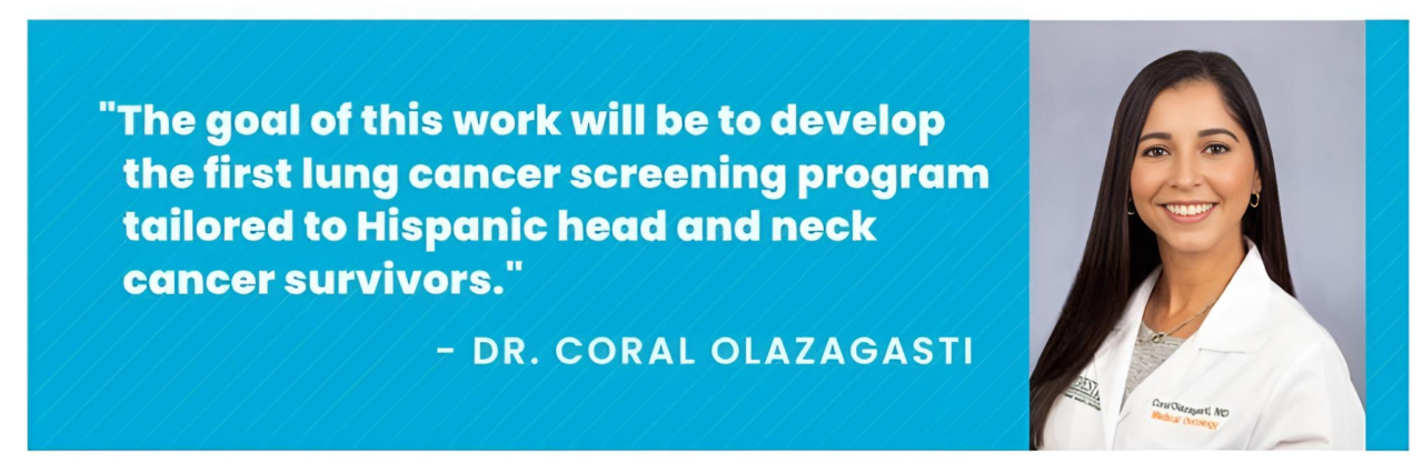 Dr. Coral Olazagasti is working hard to close the diversity gap in lung cancer screening in the Hispanic population – Florez Lab