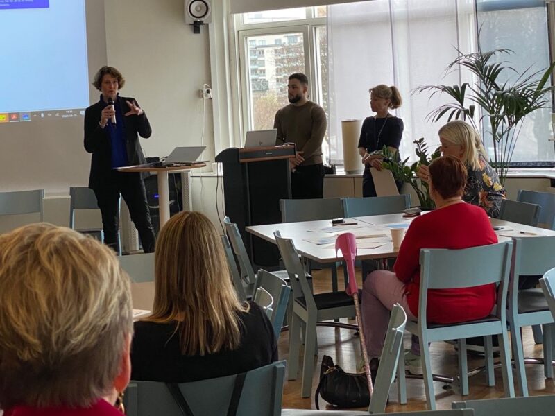 Eva Jolly: The National Board of Health and Welfare hosted a workshop on patient involvement with patient representatives from different organisations