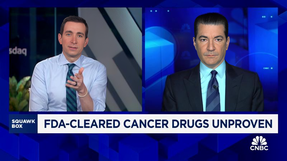 Scott Gottlieb: I had the opportunity to discuss the accelerated approval of cancer drugs on CNBC and share insights from a recent JAMA study