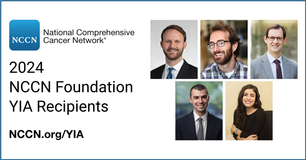 NCCN Foundation Announces 5 Recipients for 2024 Young Investigator Awards Honoring