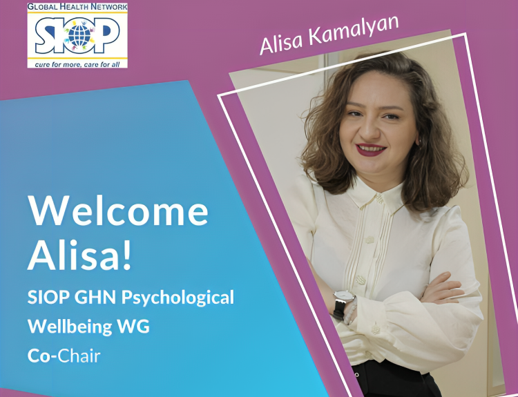 Dr. Alisa Kamalyan has been elected Co-Chair of the Global Health Network Psychological Wellbeing Working Group – SIOP