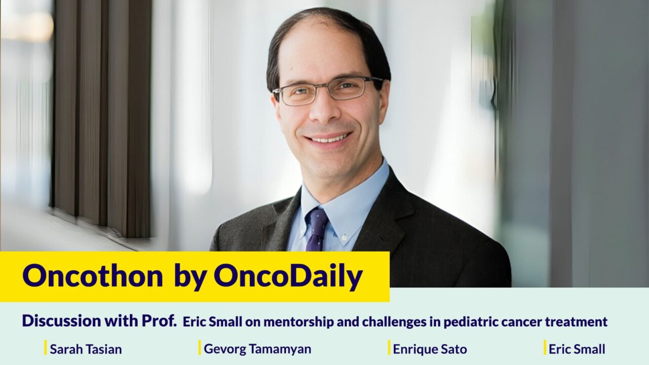 Oncothon: Discussion with Professor Eric Small on mentorship and challenges in pediatric cancer treatment