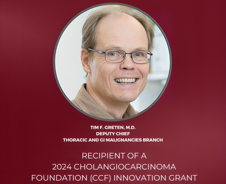 Dr. Tim Greten receives 2024 Innovation Grant from the Cholangiocarcinoma Foundation! – NCI Center for Cancer Research