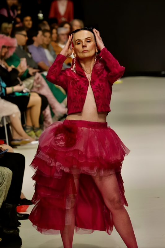 Tina Martel: I had the honour of walking in a breast cancer tribute show in Vancouver Fashion Week 2024