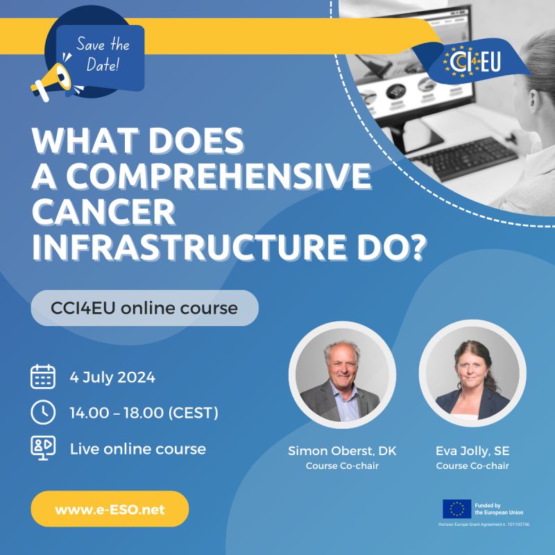 CCI4EU project: ‘What does a Comprehensive Cancer Infrastructure do?’ by ESO