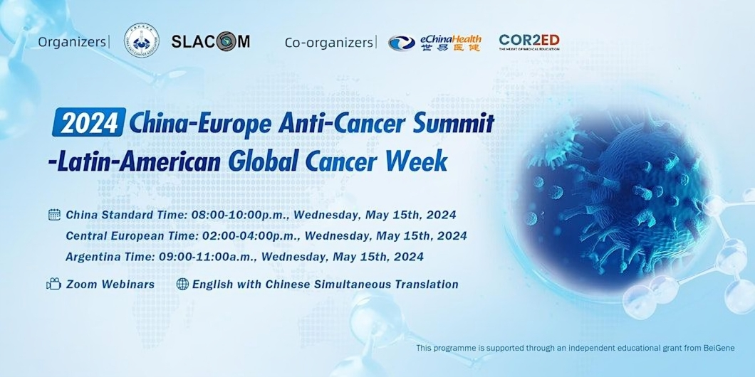Dégi László Csaba: Highly anticipated 2024 China-Europe Anti-Cancer Summit kicks off today