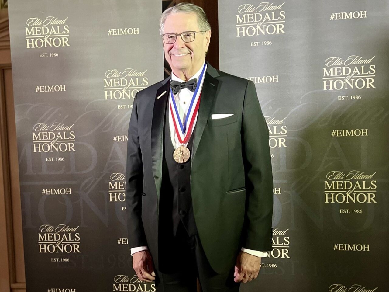 Michael Zinner: I am deeply honored to have been to have been chosen as an Ellis Island Medal of Honor recipient