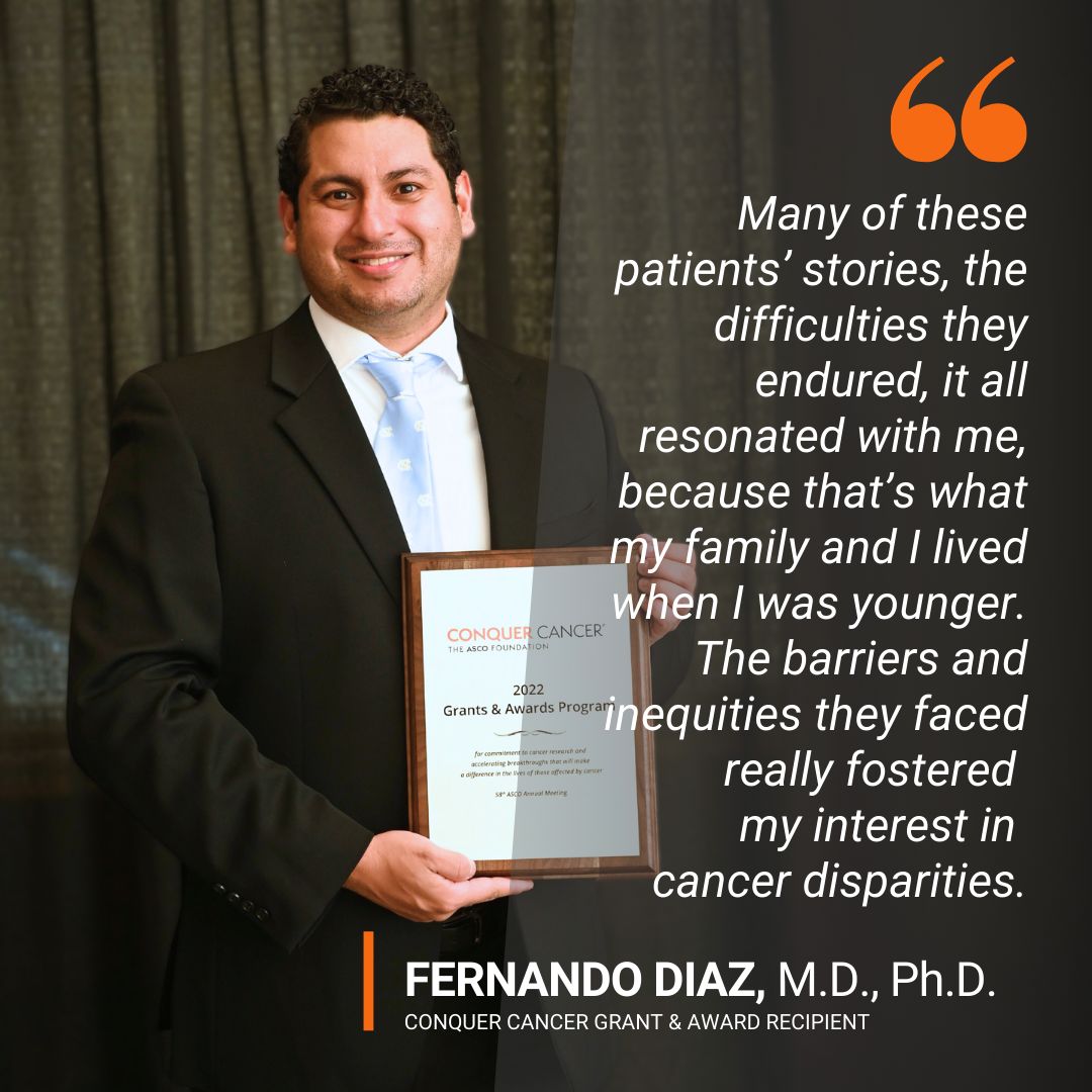 Why does Dr. Diaz focus his research on older Hispanic and Latino patients with cancer? – Conquer Cancer, the ASCO Foundation